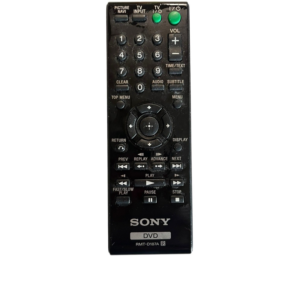 Geniune Original SONY DVD/TV Remote Control Replacement Model # RMT-D197A